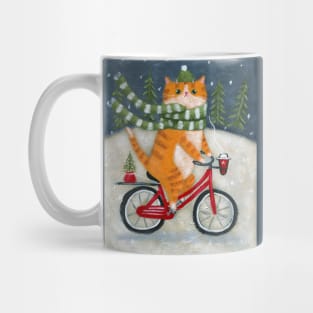 Ginger Wintery Bicycle Ride Mug